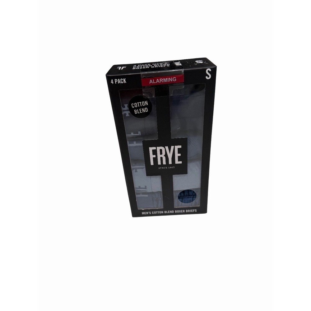 FRYE Bamboo Blend Men's Boxer Briefs - 4 Pack - S - Brand New NIB